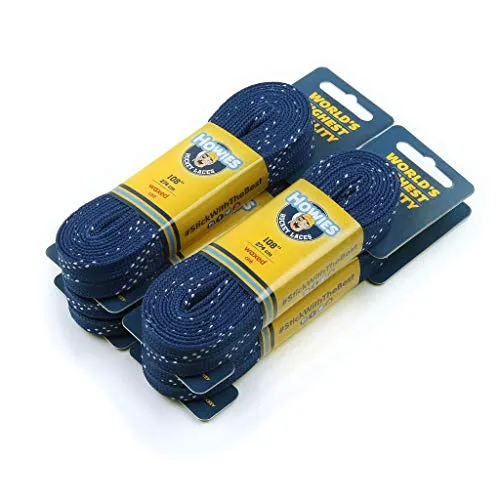 HOWIES WAXED HOCKEY SKATE LACES, Größe:96 = 244cm, Farbe:blau