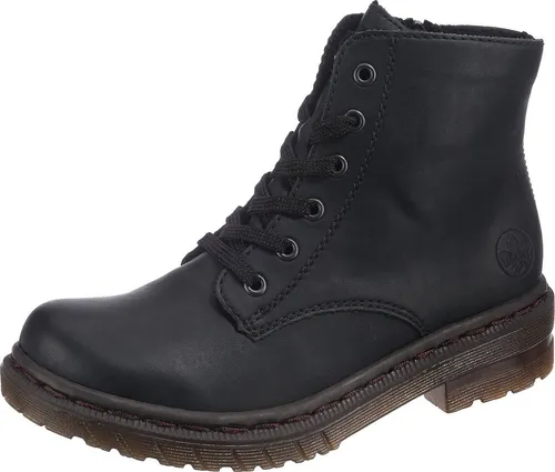Rieker Damen Schnürstiefel 78240 - Wanderschuhe mit schnittigem Design und bequemer TR-Sohle für optimalen Komfort bei Übergangswetter, ideal für Alltag und Freizeit.
