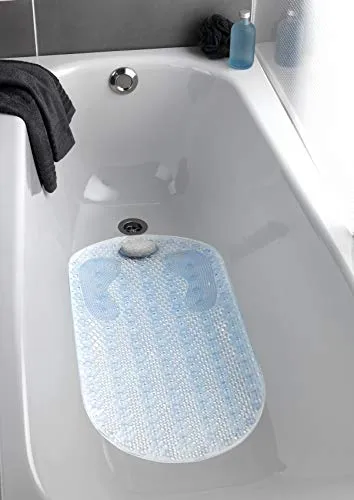 WENKO Anti-Rutsch-Matte für Badewanne, 40 x 80 cm, 3 in 1