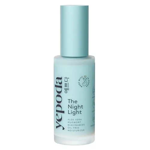 Yepoda - The Night Light - Ölfreie Nachtcreme Mit Aloe Vera, Beifuß Und Niacinamid - hydrate The Night Light 50ml 50 ml