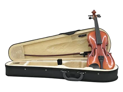 Dimavery Geigen-Set 1/8 Violine mit Holzbogen und Koffer Ahorn natur