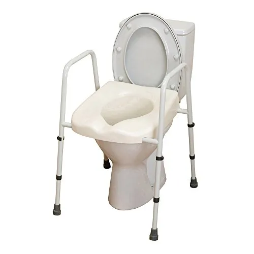 NRS Healthcare Mowbray Toilettensitz und Rahmen, komplett montiert