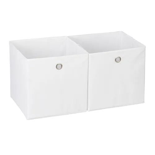 Aufbewahrungsbox stoff Faltbox Stoffkiste Regalbox 9 Liter 650 g 30 cm 9 L