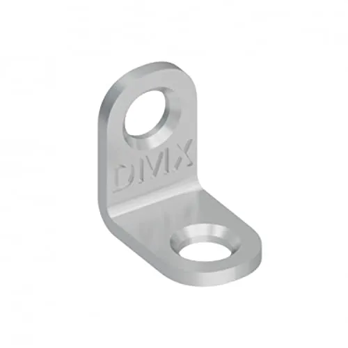 Gedotec Winkelverbinder 90° vielseitig verwendbare Lochwinkel | 4 Stk Winkeleisen - 20x20x13 mm | Pfostenträger Schwerlast Anschraub-Winkel | Metall Winkel Metallwinkel 90 Grad Winkel Metall