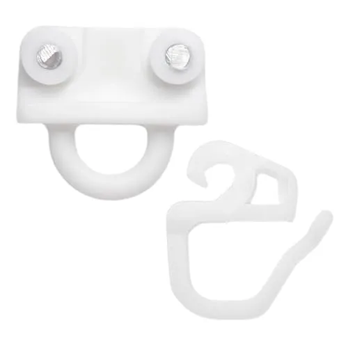 Gleiter Gardinengleiter passend für IKEA KVARTAL Ersatzteile Rollen Haken System Zubehör Gardine (24 Stück)