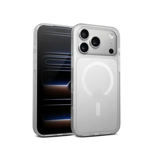 Case MagSafe iPhone 17 Pro Max White Hybrid Ma CRONG 5904310706773