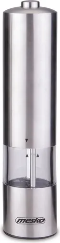 Mesko Elektrische Pfeffermühle MS 4432 Edelstahl