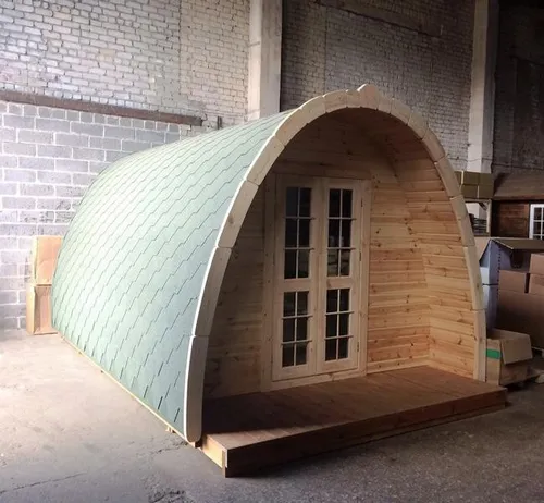 Holzhütte Wochenendhaus Mobilheim Camping Haus - Geräumige Gartenhütte für entspannte Wochenenden, mit robustem Holz und wasserdichtem Dach. Maße: 4,8 x 3,0 x 2,7 m, ideal für den Garten oder als Rückzugsort.