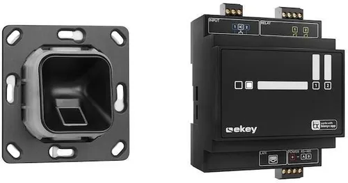eKey xLine Fingerprintset UP ohne Rahmen, schwarz (203752) von eKey