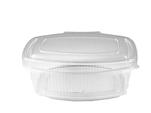 SWS-Schüler Feinkostbecher oval klar mit Deckel 2000 ml (PP) [25 St.]