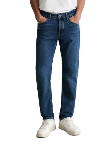 MARC O'POLO Denim Herren Jeanshose mit Stretch-Anteil - Stylische Slim Fit Jeans in Blau mit Stretch-Anteil für optimalen Tragekomfort, ideal für lässige Outfits.