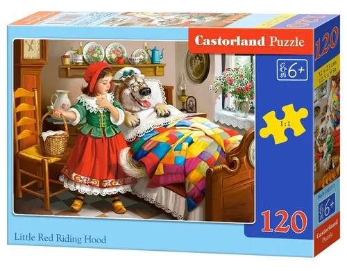 120 elementów Little Red Riding Hood CASTORLAND B-13227 CASTOR 5904438013227