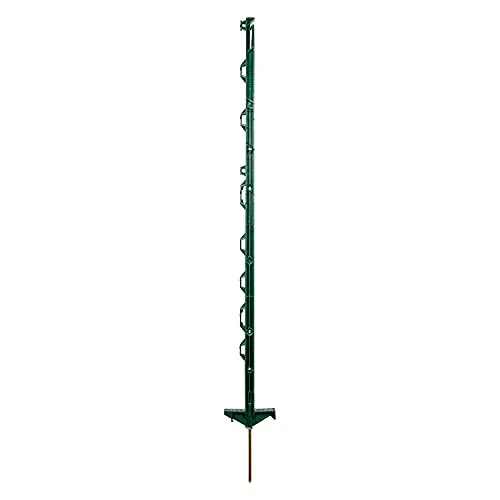 horizont Weidezaunpfähle Kunststoff 108 cm, 10 Stück, grün