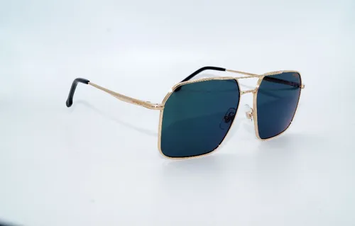 CARRERA Herren 333/S Sonnenbrille, Gold, 59 - Sportbrille aus Edelstahl mit hochkontrastierenden Gläsern für optimalen Schutz und Style beim Sport.