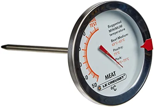 Le Creuset Fleischthermometer, Celsius, Metall, 98100200000100