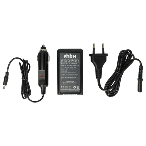 vhbw Ladegerät kompatibel mit Samsung PL20, L20, MV800, PL171, PL170, PL120, PL100 Kamera Camcorder/Akku