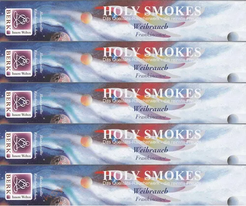 Räucherstäbchen Blue Line Weihrauch, 5 Packungen von Berk