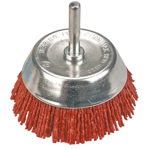 Szczotka ścierna doczołowa z trzpieniem 75 mm 5902062071682