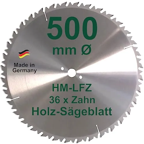 HM Sägeblatt 500 mm LFZ Hartmetall für Brennholz