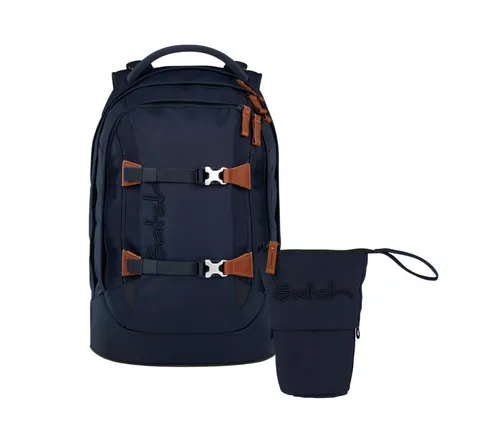 Satch Schulrucksack-Set PACK Nordic Blue 2-teilig – Ergonomisch und funktional