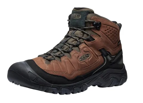 Keen Targhee IV Mid WP Wanderschuhe - Wasserdichte Herren Wanderschuhe aus Nubukleder mit original Fit für optimalen Komfort und großzügigem Platz im Vorfußbereich. Ideal für Abenteuer in der Natur.