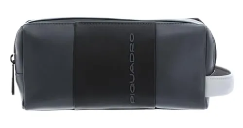 Piquadro Kulturbeutel,Unisex, By3880ub00., Grey Black (Grau) - BY3880UB00-GRN