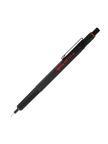 rOtring 600 Druckbleistift 0,7 mm schwarz - Ergonomisches Vollmetallgehäuse, ideal für präzises Zeichnen und kreatives Arbeiten