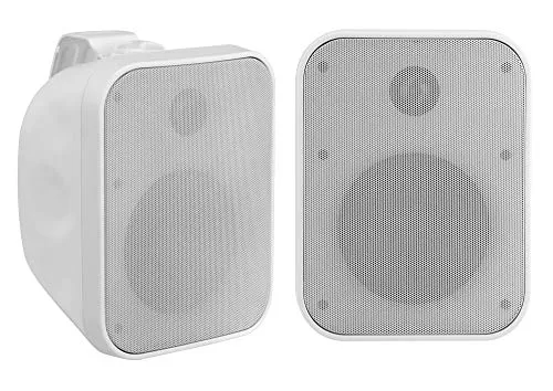 Pronomic OLS-5 DJ PA Outdoor-Lautsprecher - Allwetter-Lautsprecher für Garten, Terrasse und Restaurant, mit IP56-Schutz für Regenfestigkeit und exzellentem Sound für unvergessliche Feiern im Freien.