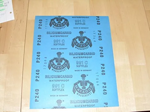 Starcke Matador Nass- und Trockenschleifpapier C Gewicht 1 Packung mit 10 Blatt P240