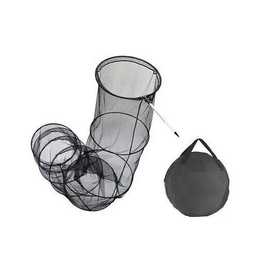 Paladin Setznetz Setzkescher 3,50m mit Stab - Fischschonender Setzkescher mit praktischer Schnelltrocknung. Ideal für den Angelsport, bietet mit 3,5x0,5m optimale Bedingungen für Ihre Fänge.