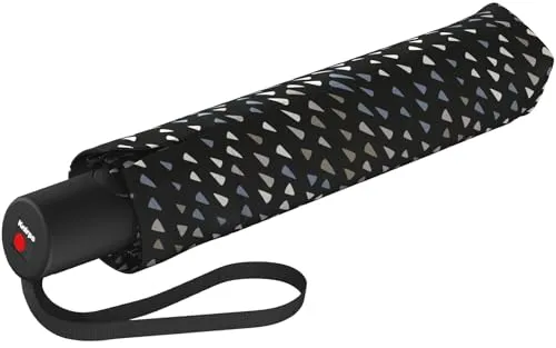 Knirps Regenschirm A.200 medium duomatic (swarm black) in braun von Knirps