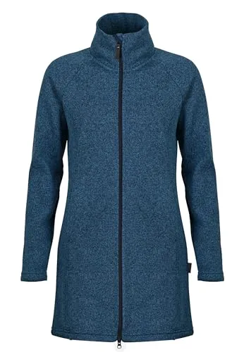 ELKLINE Damen Fleecemantel Bestcondition - Outdoor Fleecejacken für Damen, halblang und tailliert, wärmender Strickfleece mit praktischen Eingriffstaschen und hochwertigem YKK-Reißverschluss.