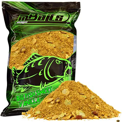 Angel-Berger Magic Baits Groundbait Grundfutter Angelfutter Verschiedene Sorten (Big Fish Sweet Vanilla, 1Kg)
