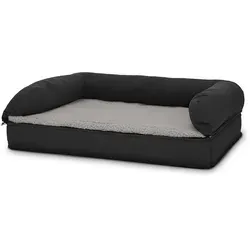 Orthopädisches Hundebett Bella 80 x 55 cm mit Rückenlehne