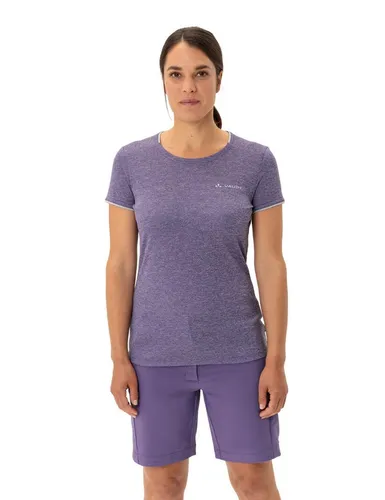 VAUDE WOMEN'S ESSENTIAL T-SHIRT - Mulberry - Sportliches Funktionsshirt für Trekking und Wandern, aus 100% Polyester, slim fit Passform, ideal für aktive Frauen.