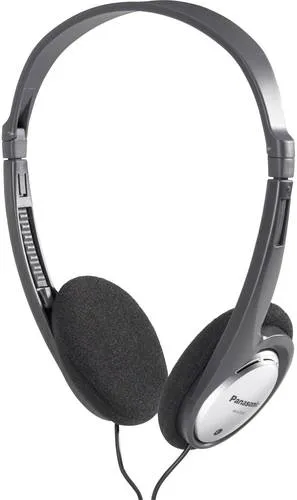 Panasonic RP-HT030E-S On Ear Stereo Kopfhörer Silber - On-Ear Kopfhörer mit faltbarem Design, ideal für Reisen. Genießen Sie klaren Sound im Übertragungsbereich von 16 Hz bis 22 kHz.