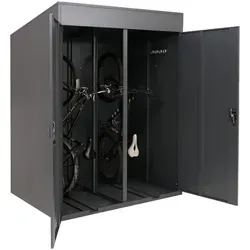 Proregal Fahrradgarage, Anthrazit, Metall, 158x213x125 cm, Aufbewahrung & Schutzhüllen, Fahrradgaragen