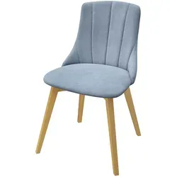 Erst-Holz 90.71-60P38 Stuhl - Eleganter Polsterstuhl mit ergonomischer Sitzfläche und stilvollen Buchenholzbeinen, ideal für Esszimmer, Küche oder Kinderzimmer.