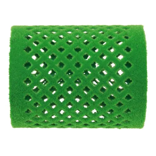 Metallwickler beflockt, 50 mm grün