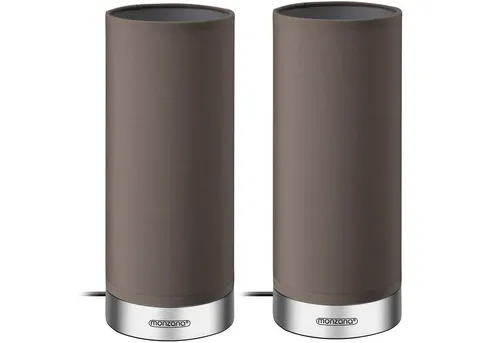 monzana Tischleuchte 2er Set in grau von Monzana