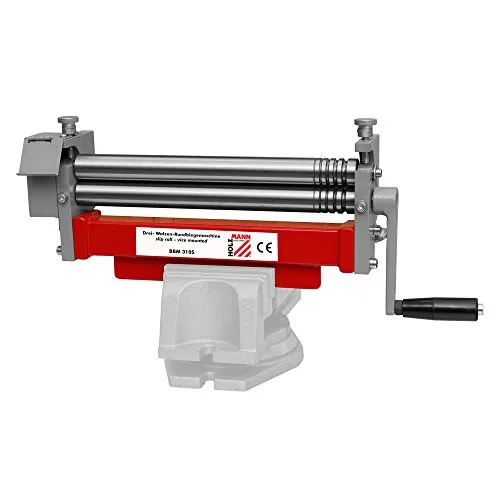 Holzmann BBM310S - 3-Walzen Rundbiegemaschine - Metallbearbeitung mit individueller Einstellmöglichkeiten für Rollradius und Materialstärke, ideal für präzises Biegen und Rollen von Blech und Draht.
