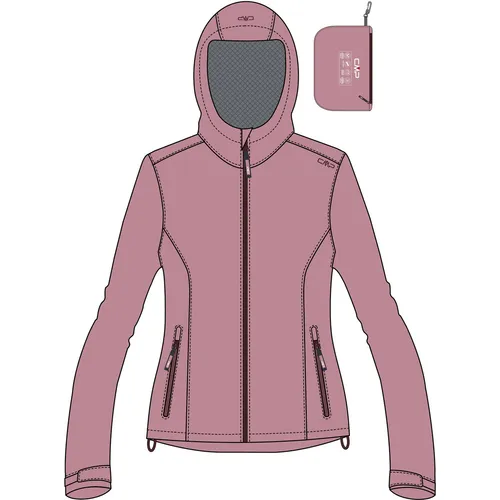 CMP - Kid G-Jacke mit fester Kapuze, Erröten, 176