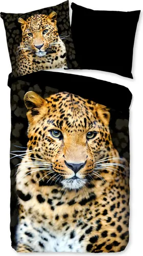 PURE luxury collection Wendebettwäsche Rayan - Bettwäsche-Set in Wendeoptik mit Leopard-Motiv, pflegeleicht aus Microfaser, ideal für stilvolle Schlafzimmer.
