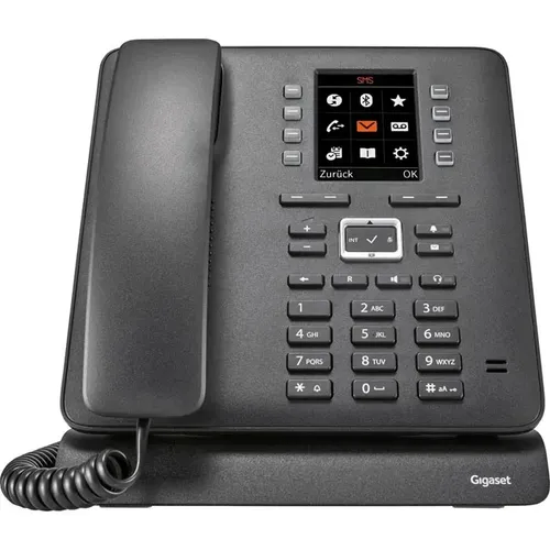 GIGASET T480HX Tischtelefon - Schwarz, modernes Design und hochwertige Sprachqualität für Ihr Home Office