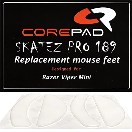 Corepad Skatez PRO 189 Ersatz Mausfüße für Razer Viper Mini