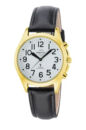 MASTER TIME Sprechende Funkuhr MTLA-10942-12L von Master Time