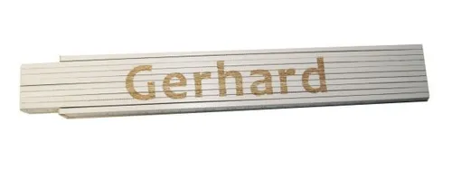 Zollstock Gerhard 2 m weiß Zollstock