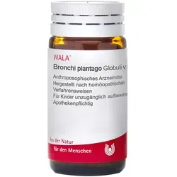 Bronchi Plantago Globuli Velati 20 g von WALA