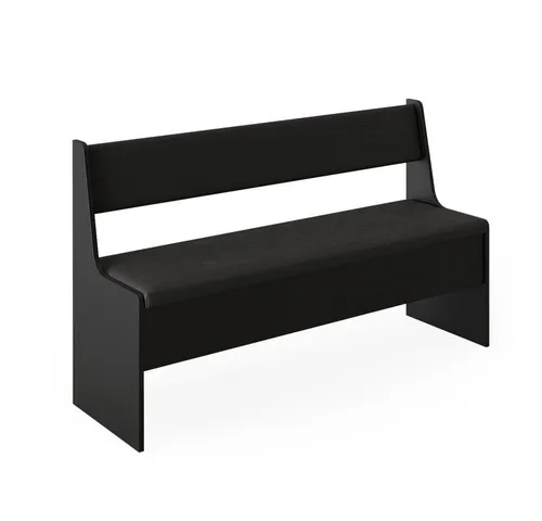 Vicco Sitzbank Roman, Schwarz, 136.6 x 41.5 cm in schwarz von Vicco