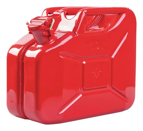 Kraftstoffkanister 10l Feuerrot RAL 3000 von VALPRO - Sonstiges Autozubehör, aus robustem Stahlblech mit Hebelverschluss, ideal für alle Kraftstoffarten und UN-zugelassen für sichere Lagerung.